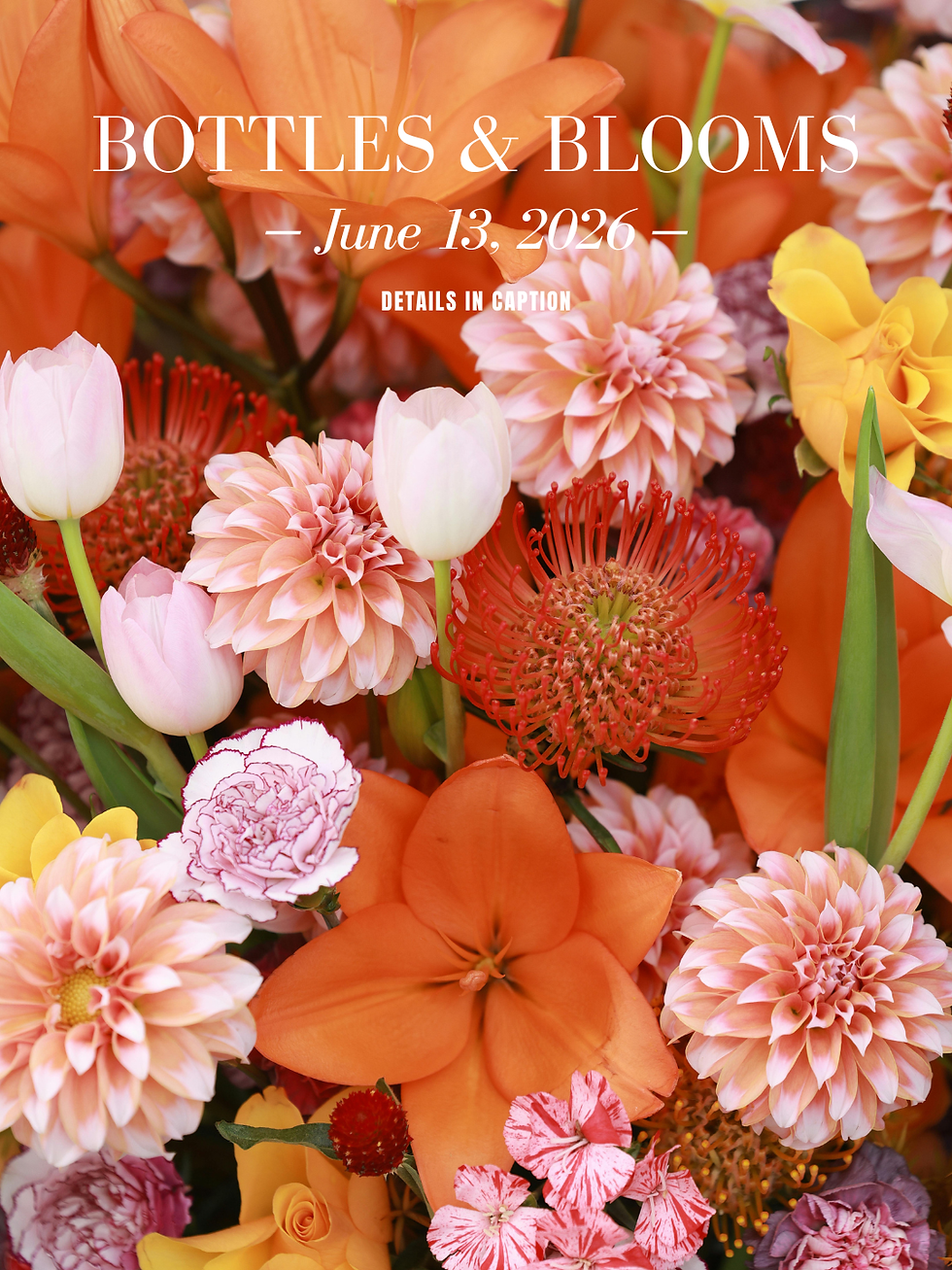 Bottles & Blooms: A Garden Soirée