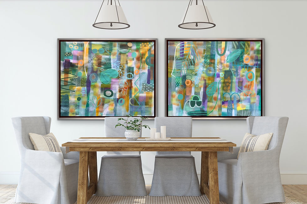 Thumbnail: Go with the Flow (Diptych)