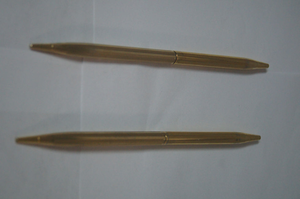 Miniatura: Par De Lapiceros Sheaffer Doradas Folio:1-2017-46