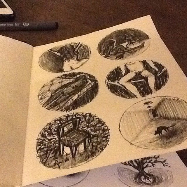Instagram - Ontem:
Desenhos pra mingravuras. Drawings for minprints.jpg