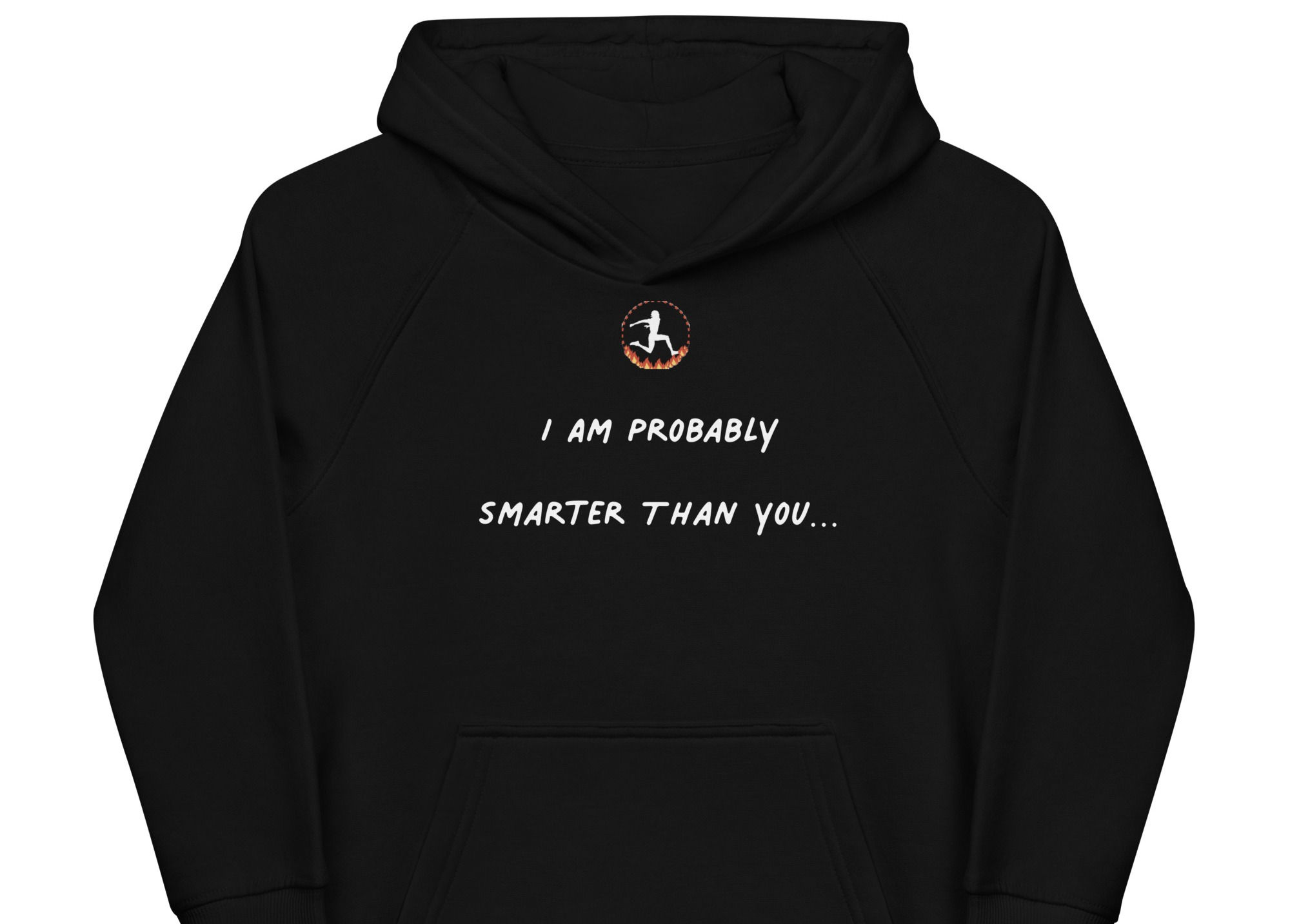 Kids eco hoodie "Smarter"