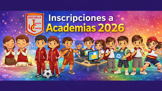 ¡Invitación a participar en nuestras academias 2026! 🎉