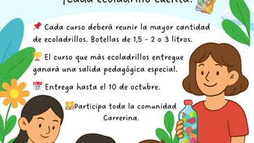🌱♻️ Campaña de Ecoladrillos - Escuela Javiera Carrera ♻️🌱