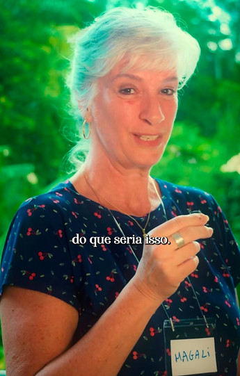 Depoimento de participante sobre a experiência no Serra Serena