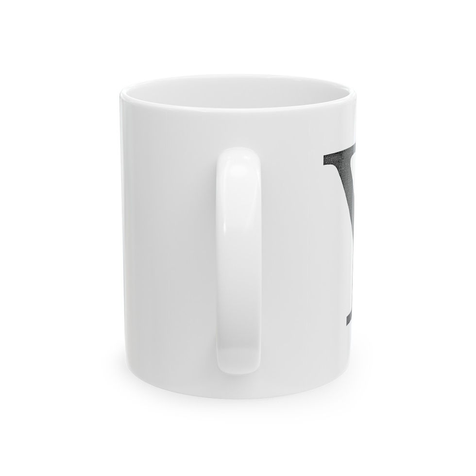 Thumbnail: Illustrated Letter Y Ceramic Mug, 11oz.