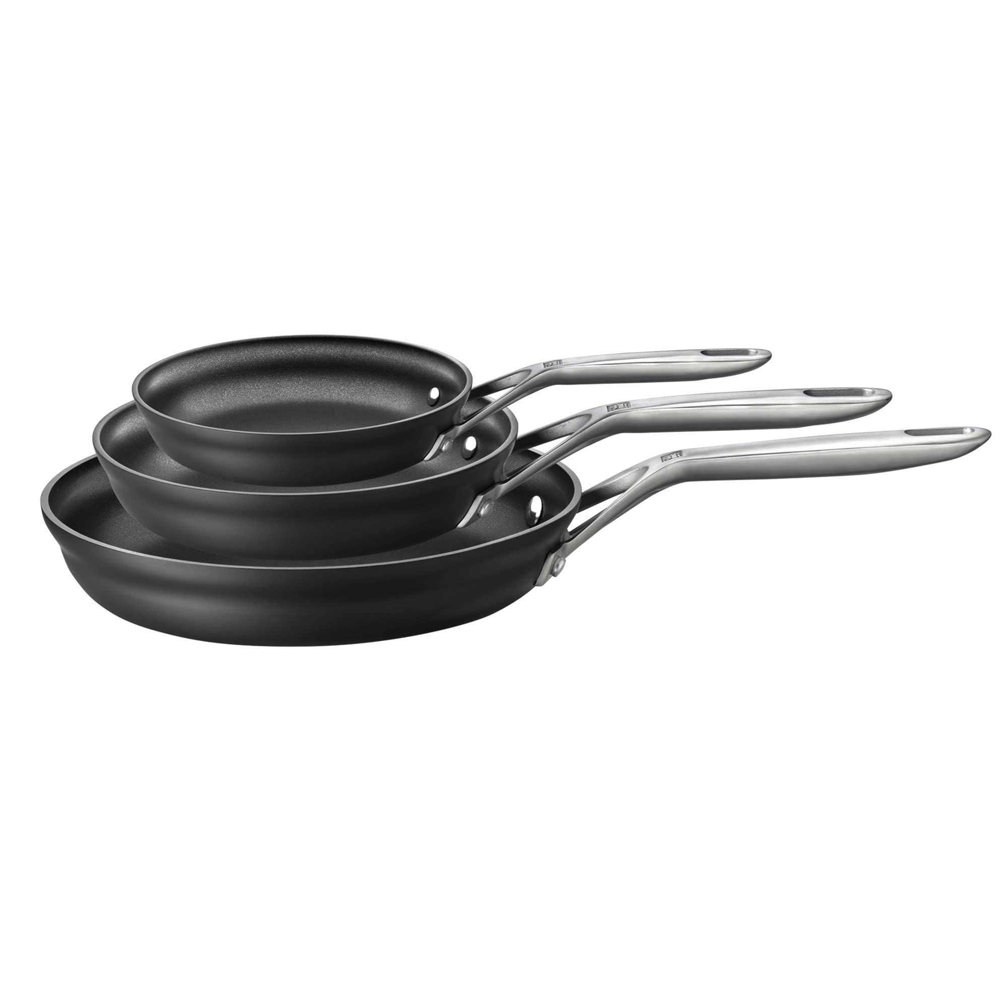 ZWILLING J.A. Henckels Motion Hard Anodized 3-pc Aluminum Nonstick Fry Pan Set 8