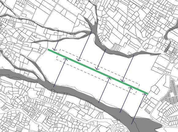 La circulación se adapta a la topografía