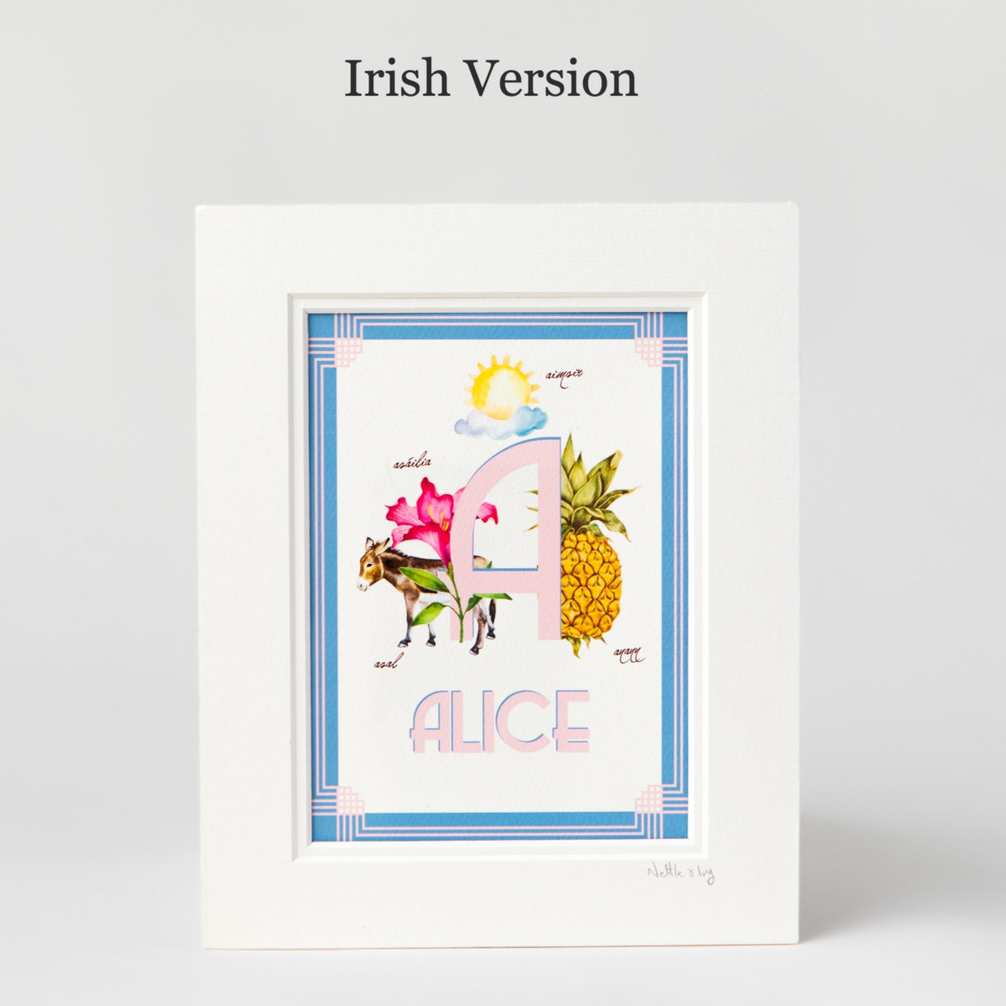 Letter A - Irish Language