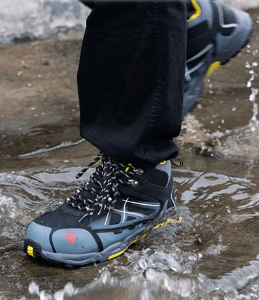 Thumbnail: Steel Toe Safety Work Boots Lightweight Slip Resistant