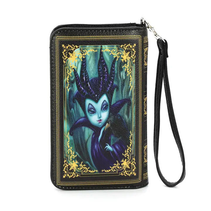 Book of Villains Wallet in Vinyl Right Side Handle