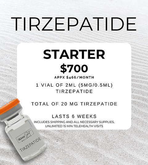 Tirzepatide Starter | Skinny Shot Wellness Tirzepatide Starter | Skinny Shot Wellness