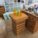 Box Table inc Bar Top