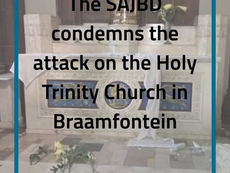 The SAJBD condemns the attack on the Holy Trinity Church