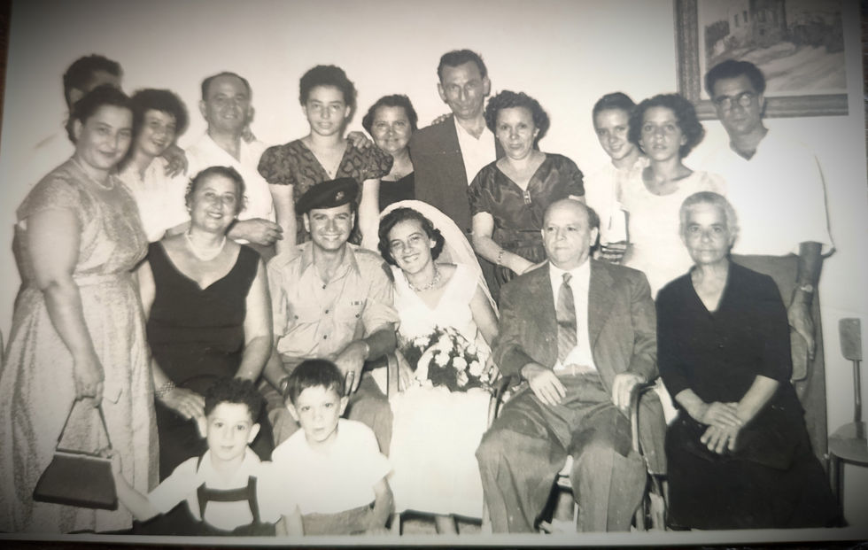 תמונה משפחתית חתונה רותי ושלמה