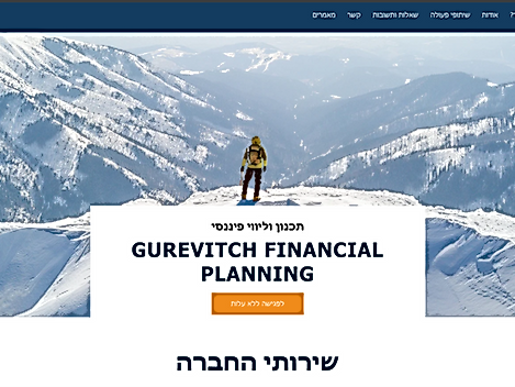 תכנון וליווי פיננסי - מיכאל גורביץ׳