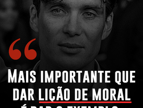 Mais importante que dar lição de moral