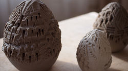 乾燥中のたまご