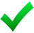 Green checkmark