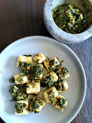 Ricotta Gnocchi & Pesto
