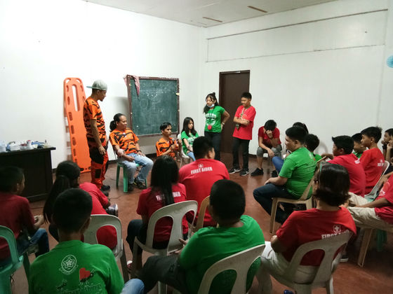 Training on Emergency Management with the First Aider students of St. Benilde School Bacolod