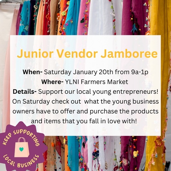 Everyone loves supporting local businesses but have you ever shopped at a child’s small business? Well now is your chance! Go to the ylni farmers market this weekend in Fort Wayne to check out our young entrepreneurs and see what they have to offer!! 