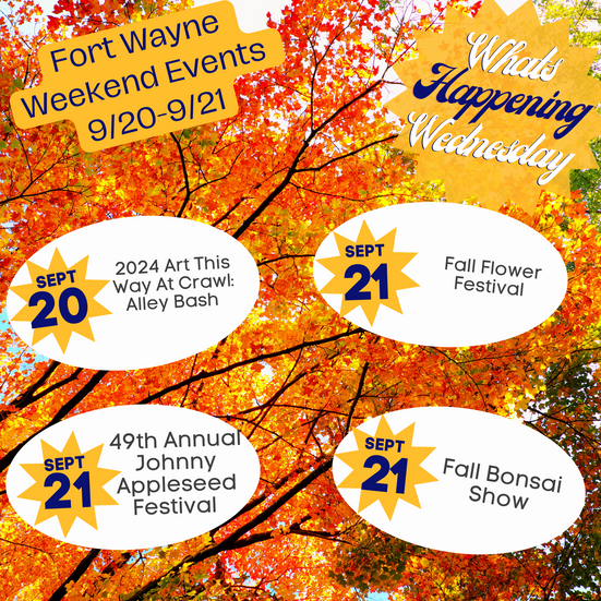 When it comes to finding an event in Fort Wayne, Indiana the Fort Wayne Business Journal has what your looking for downtown or around the growing city! Fall is approaching so get out and stay busy!