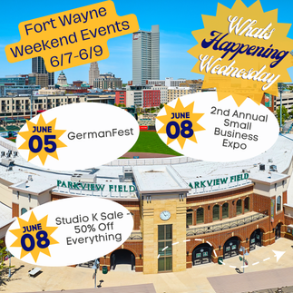 Fort Wayne Business Journal share event and whats happening in Fort Wayne, IN. If your looking for something to do over the weekend.