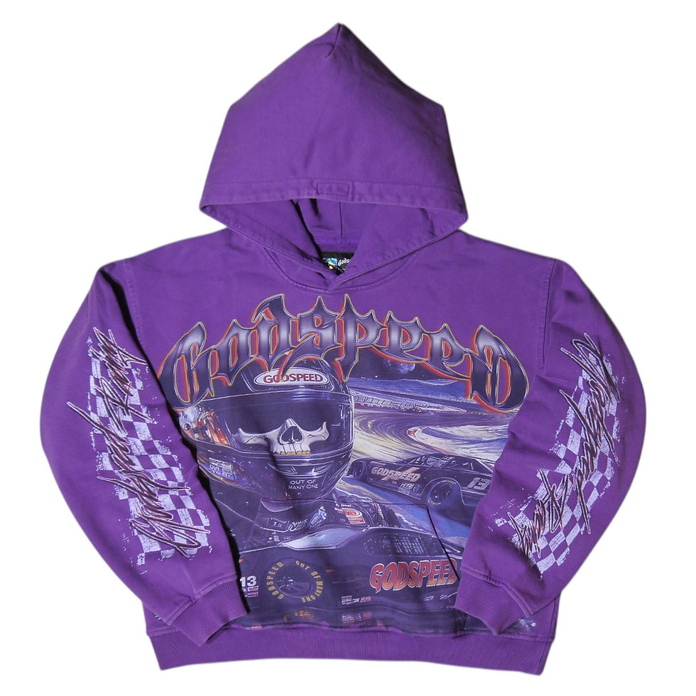 サムネイル： "GODSPEED" Le Denier Hoodie (Purple)