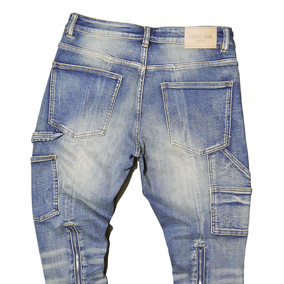 サムネイル： "ESNTL LAB" Prius Flare/Skinny Jeans