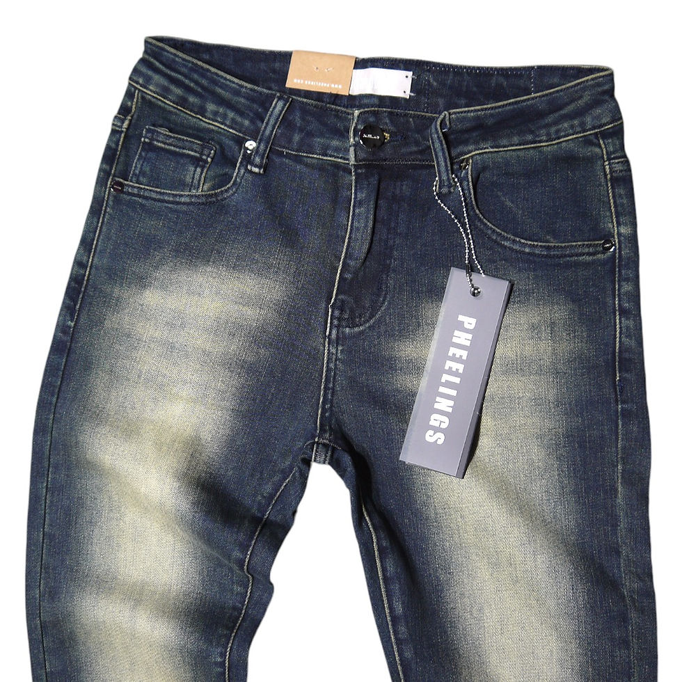 サムネイル： "PHEELINGS" Emotionally Driven Flare Stack Jeans (Indigo)