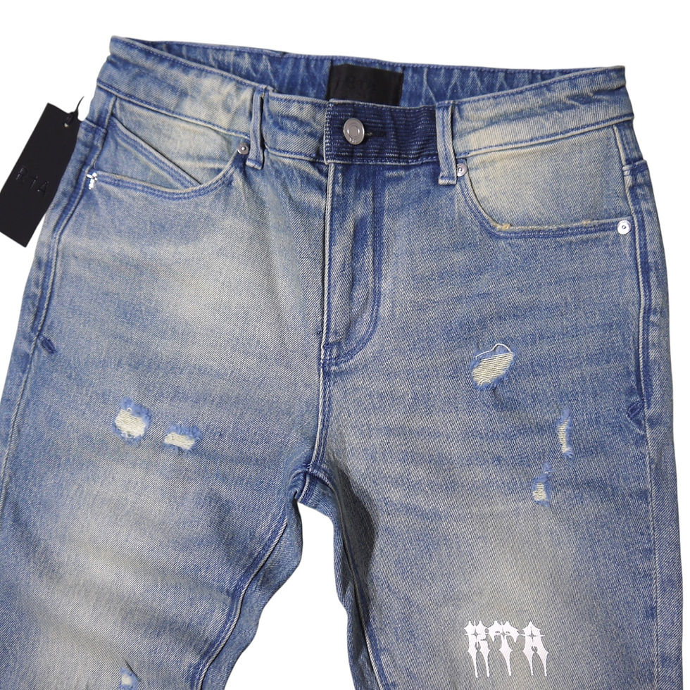 サムネイル： "RtA" Bryant Golden Indigo Skinny