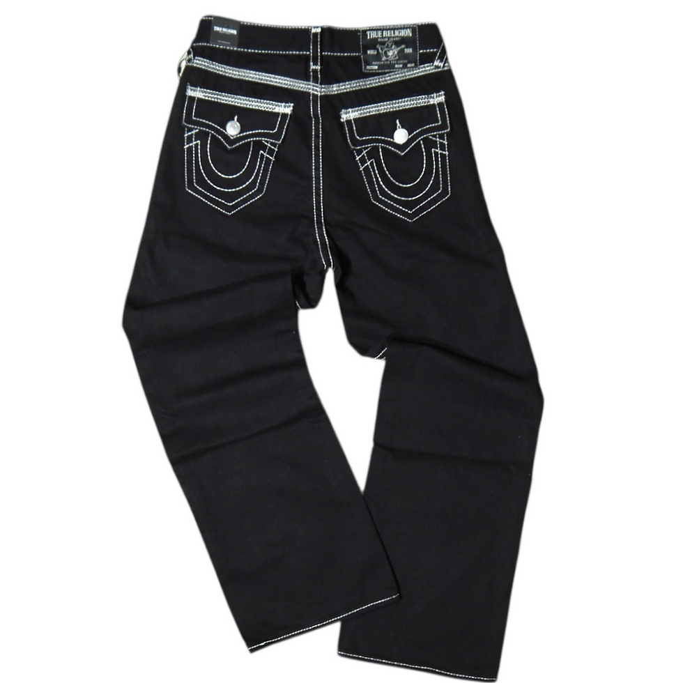 サムネイル： "TRUE RELIGION" Vinny Super Flatlock Flap Baggy Jeans