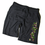 サムネイル： "Lyfestyle" Camo Script Shorts (Black)
