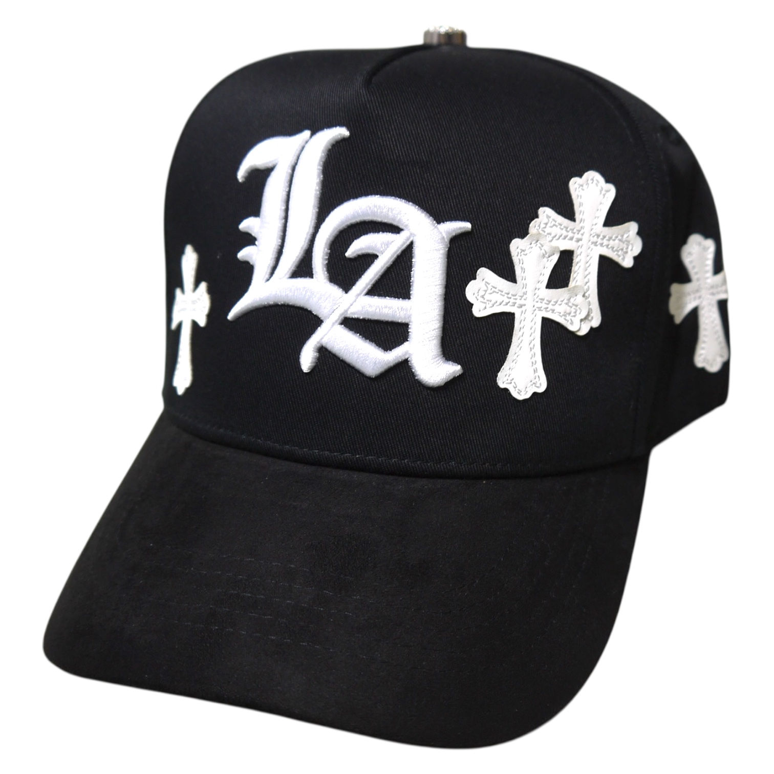 "Thirty One Hats" LA Cross Blk Wht Snap Back Cap