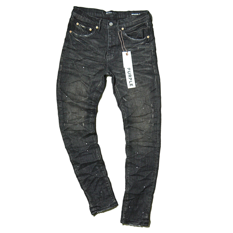 "PURPLE BRAND" Dirty Vintage Black With Paint