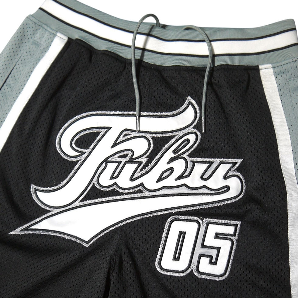 サムネイル： "FUBU" Basketball Shorts (Black)