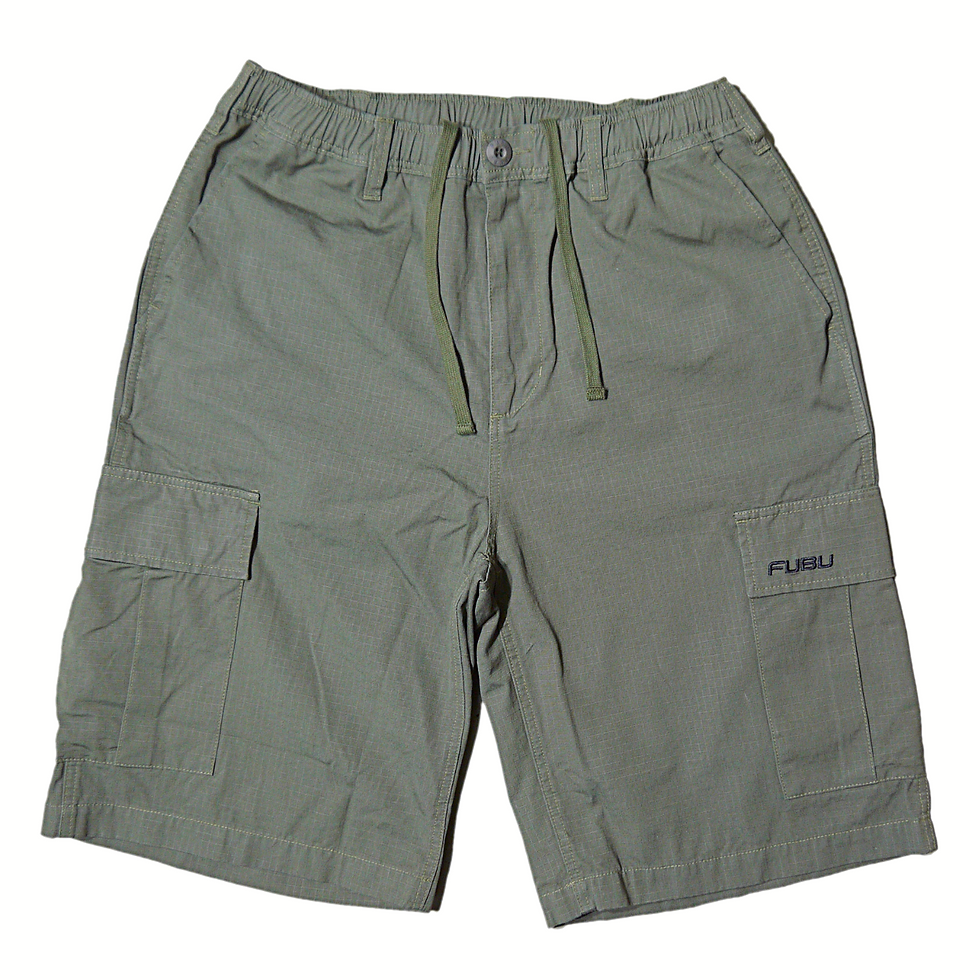 "FUBU" Cargo Shorts (Olive)