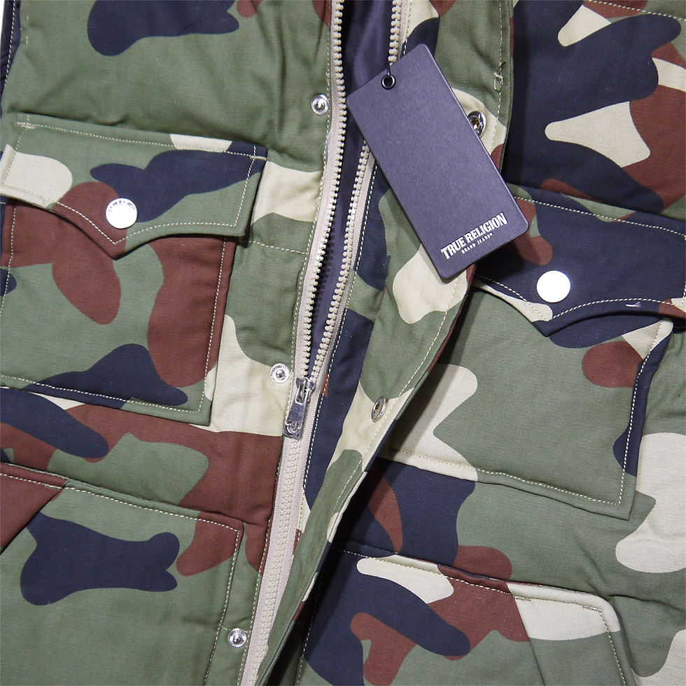 サムネイル： "TRUE RELIGION" Twill Single Needle Vest