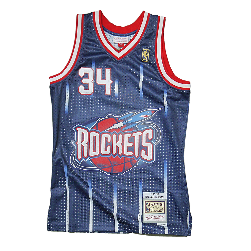 "MITCHELL&NESS" Houston Rockets Swingman Jersey (Navy)