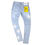 サムネイル： "Guapi" Aqua Blue Icon Jeans V2