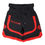 サムネイル： "Guapi" Obsidian Black Sweat Shorts (Blk×Red)