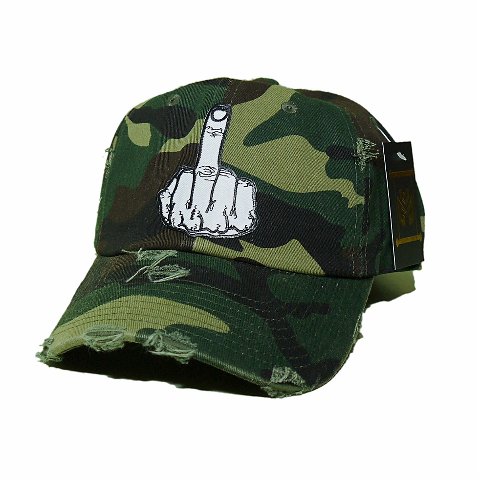 "MV Apparell" Fuck Off Dad Cap(Camo)