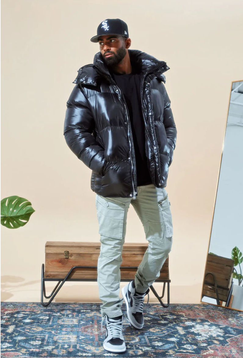 サムネイル： "JORDAN CRAIG" Puffer Jacket (Black)