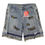 サムネイル： "Hyde Park" Camo Patch Jorts (Blue)