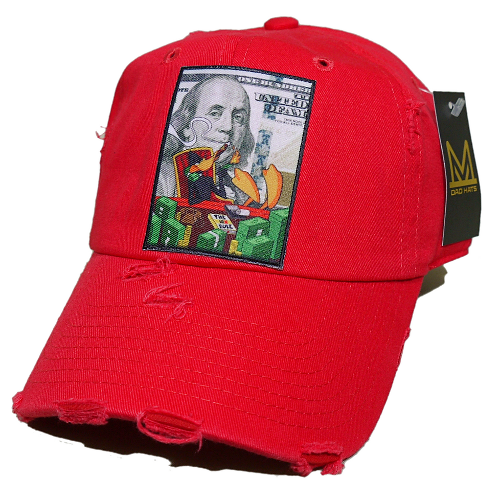 "MV Apparel" Duckcino Dad Cap (Red)