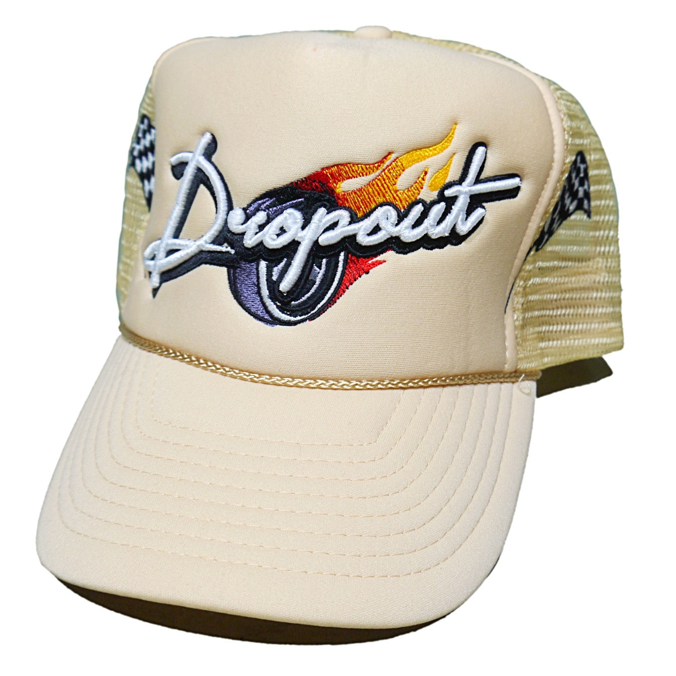 "DROPOUT NY" Racing (Cream)