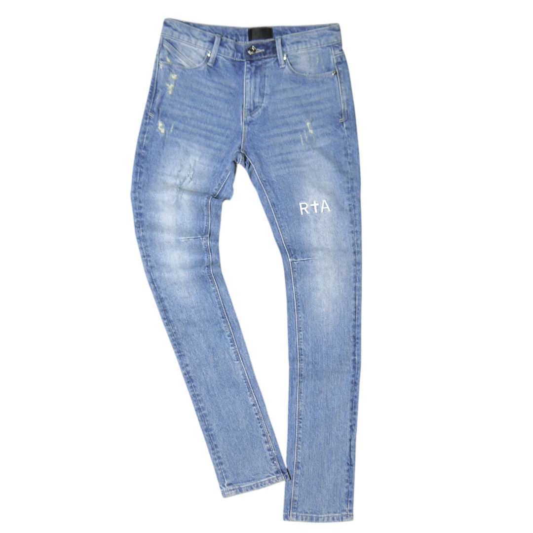 "RtA" Clayton Sky Blue Light Wash Skinny