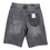 サムネイル： "AMICCI" Imola Distressed Backed Denim shorts (Black)