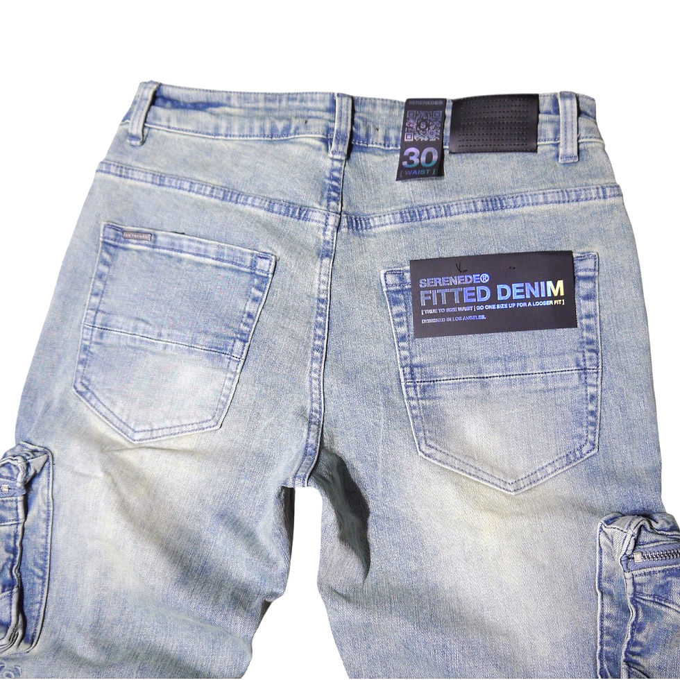 サムネイル： "SERENEDE®︎" Genesys Cargo Skinny Jeans