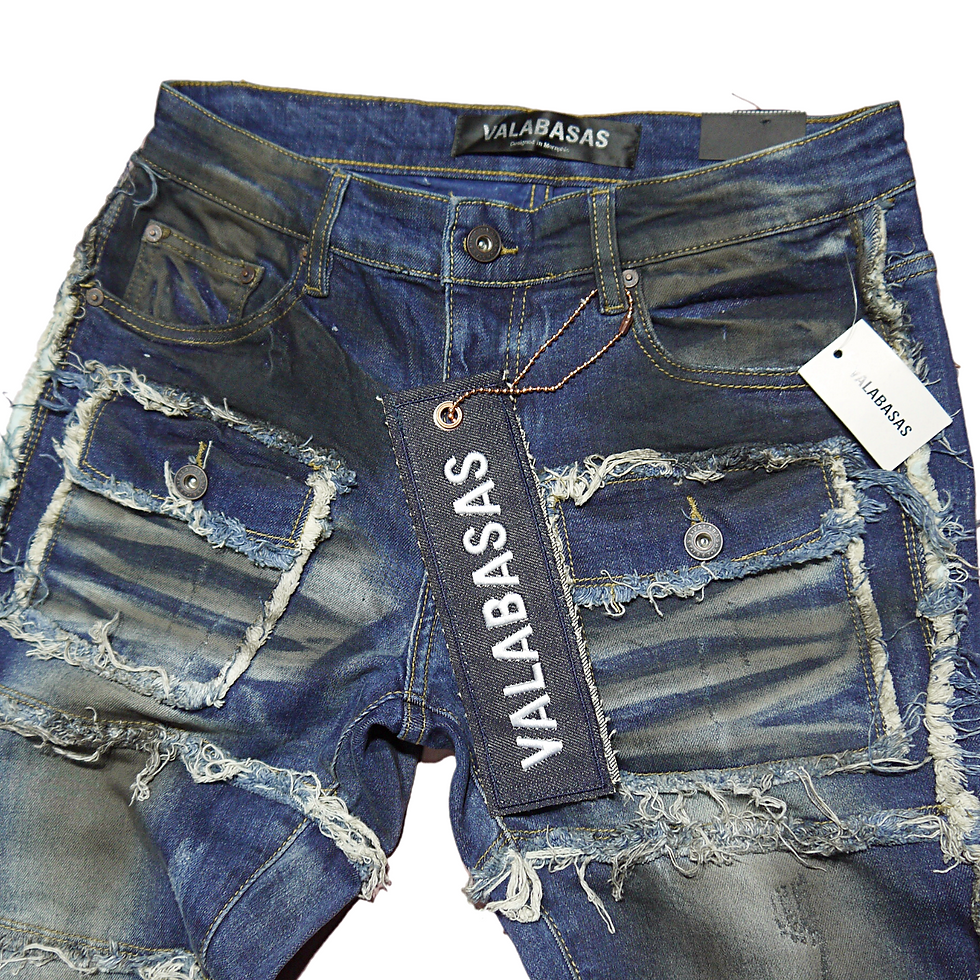 サムネイル： "VALABASAS" Phoenix 2.0 Stacked Jeans (Dk Vintage Wash)
